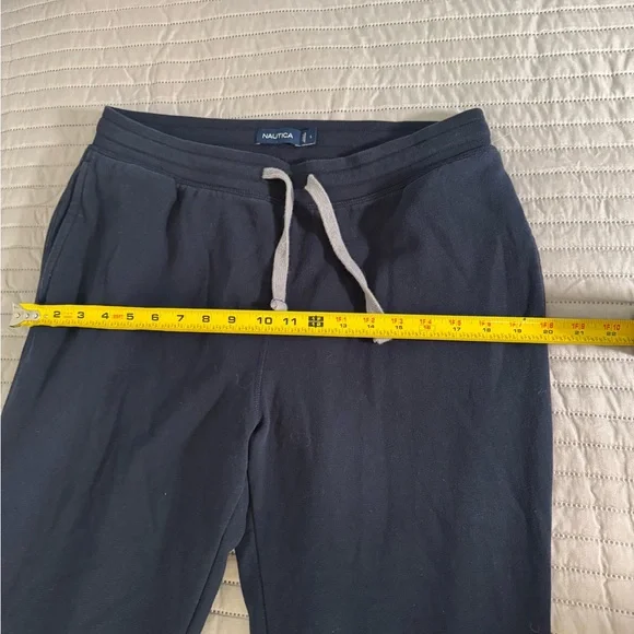 Nautica Men's navy  fleece lined Jogger  Pants Sz L - Picture 5 of 11